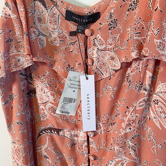 Sanctuary NWT Isabella Peach Maxi Dress - Picture 5 of 7